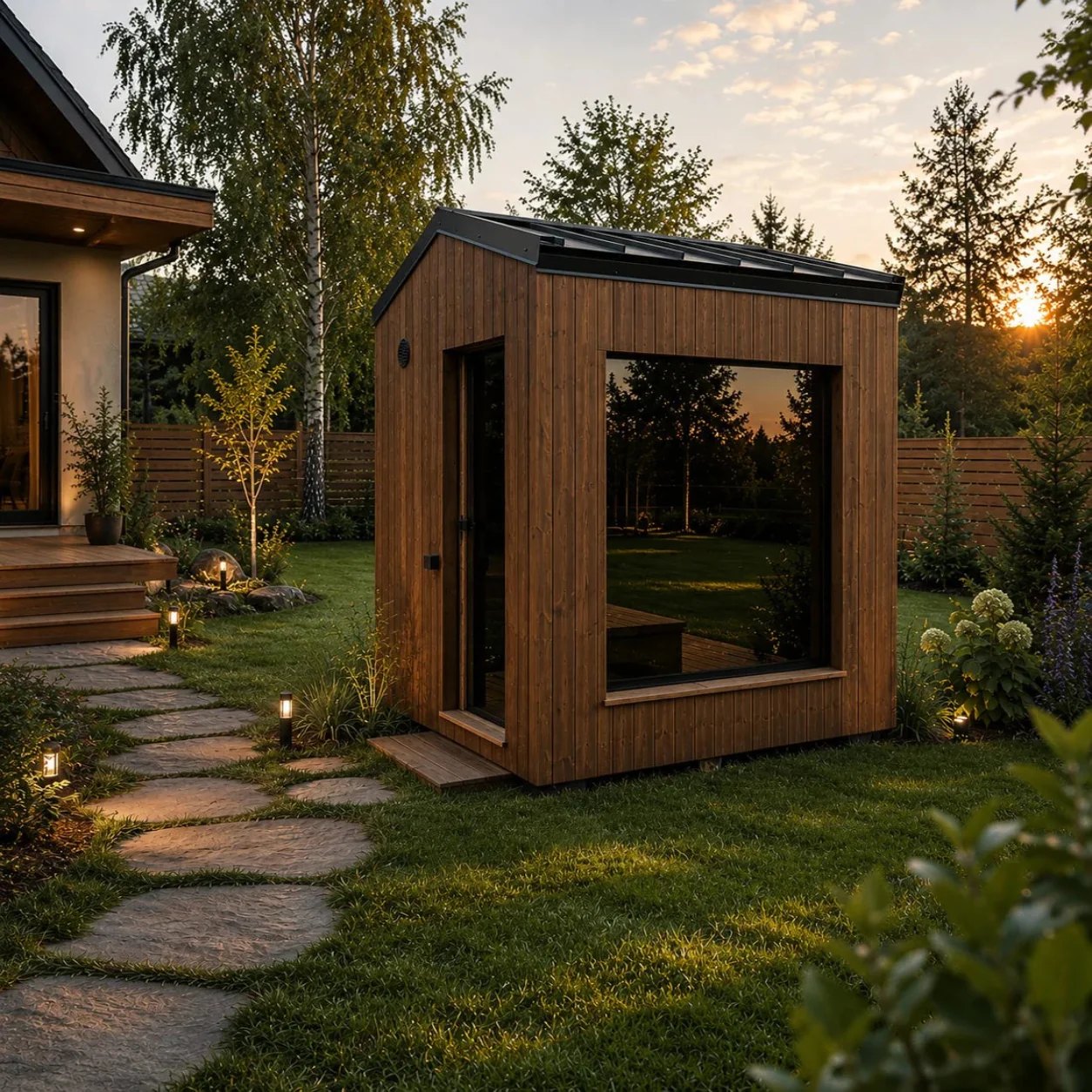 Outdoor sauna