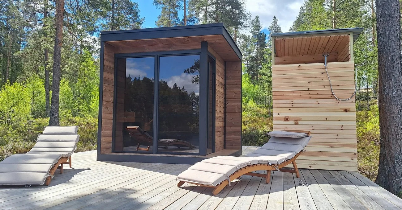 Delivered Cabino sauna